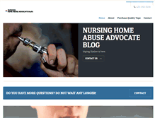 Tablet Screenshot of nursinghomeabuseadvocateblog.com